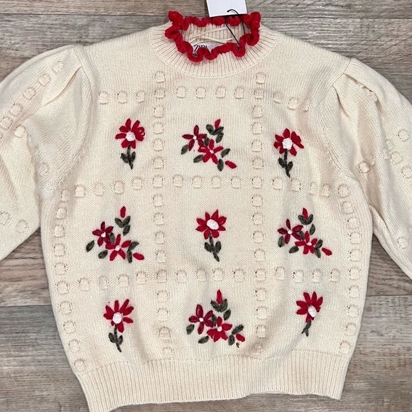 ZARA Wool-Blend Knit Sweater - Picture 14 of 16